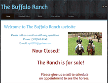 Tablet Screenshot of horsesandbuffalo.net